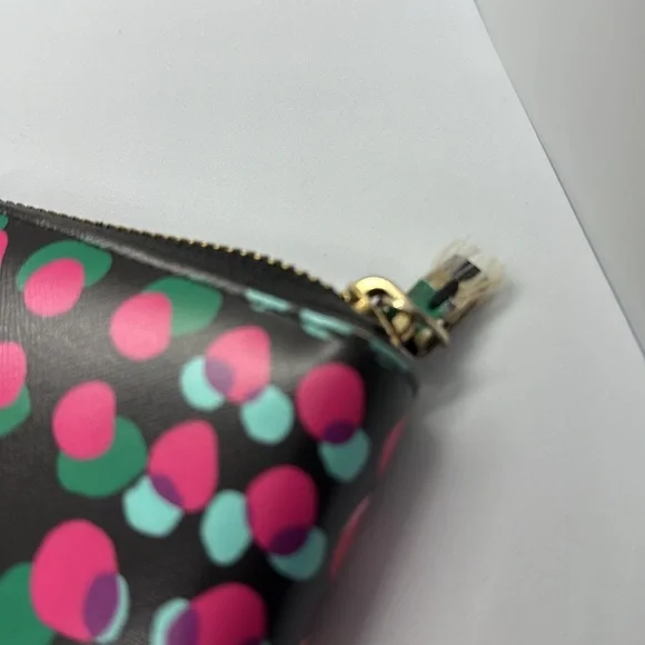 Kate Spade Black and Purple Polka Dot Wallet - Picture 5 of 5